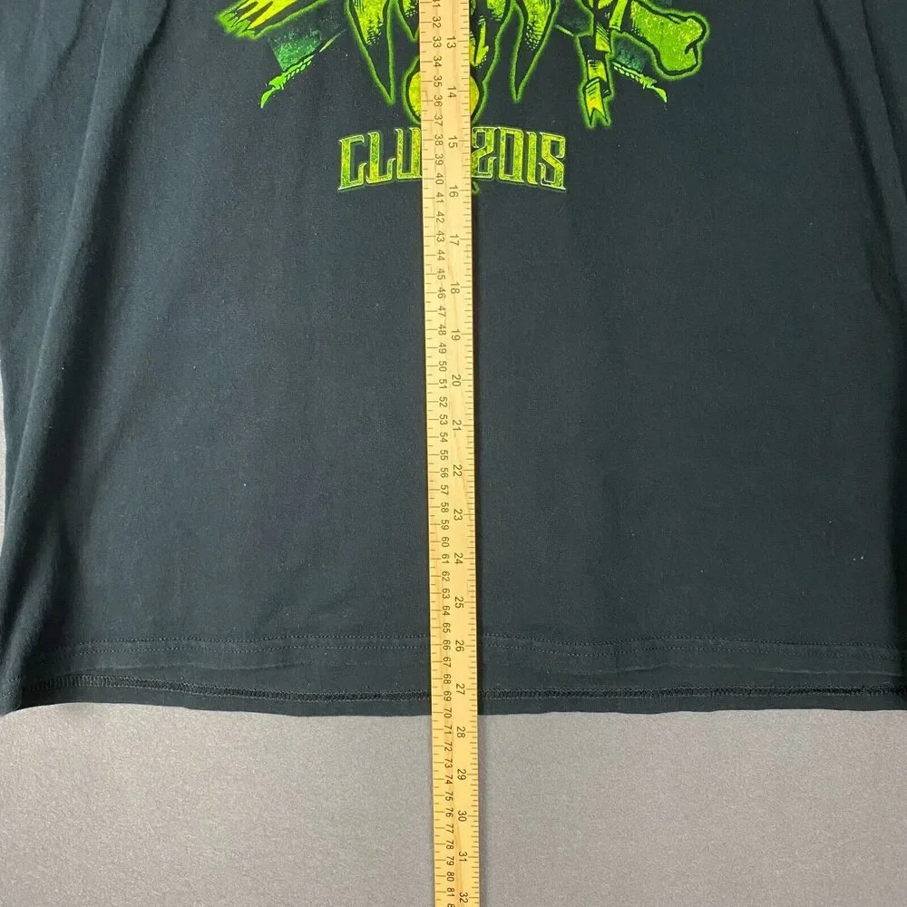 Metallica Club 2015 Shirt Men XL Green Graphic Ultra Cotton Rock Metal Thrash - Picture 10 of 10